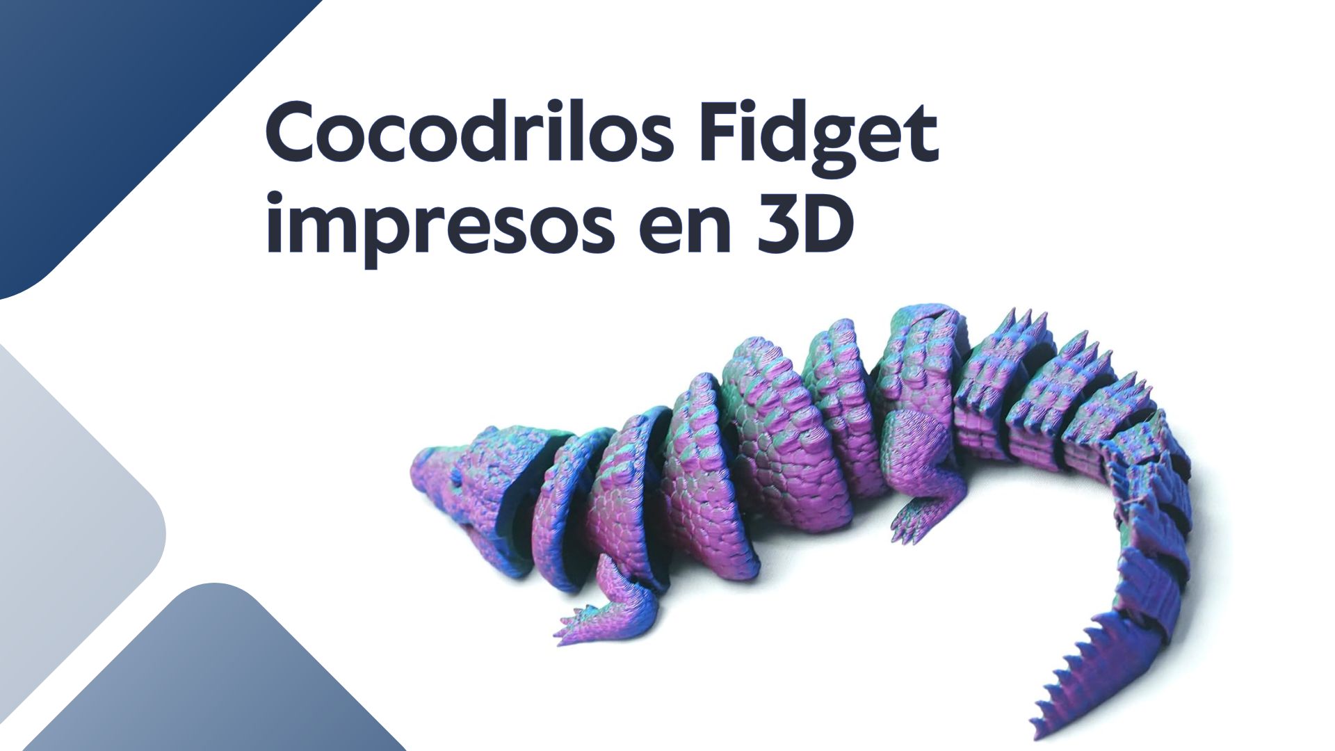 Cocodrilos Impresos en 3D