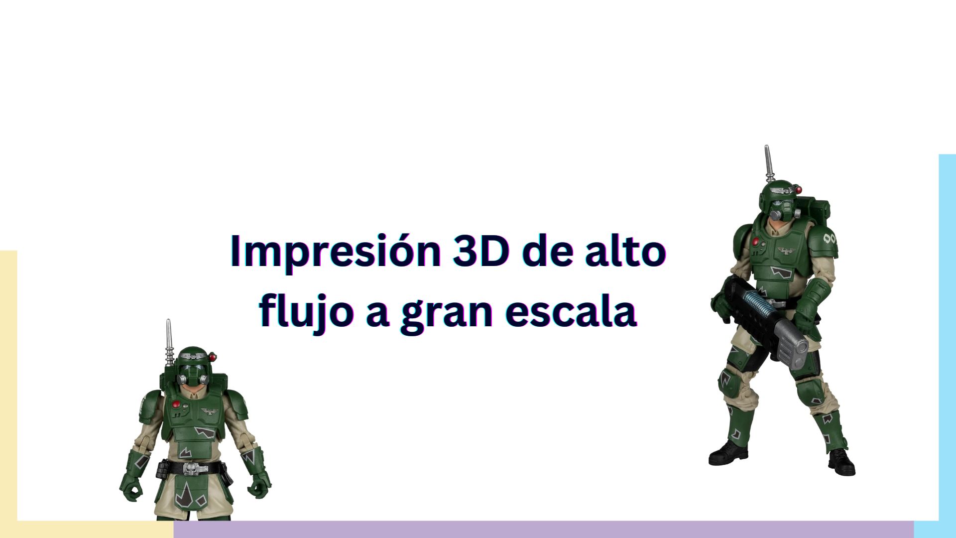 Impresión 3D de alto flujo para modelos magníficos, detallados y a gran escala