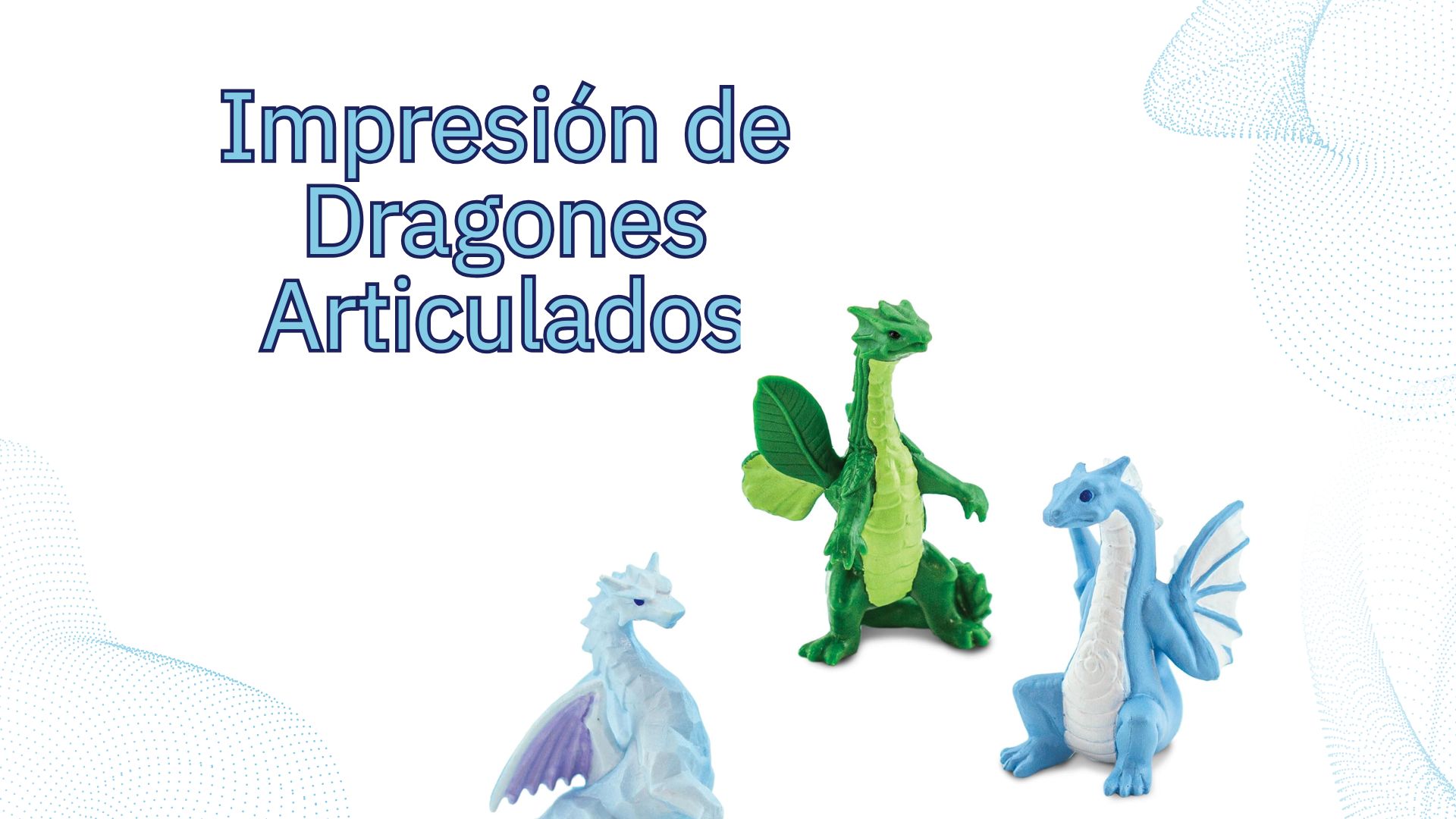 Impresión de dragones articulados
