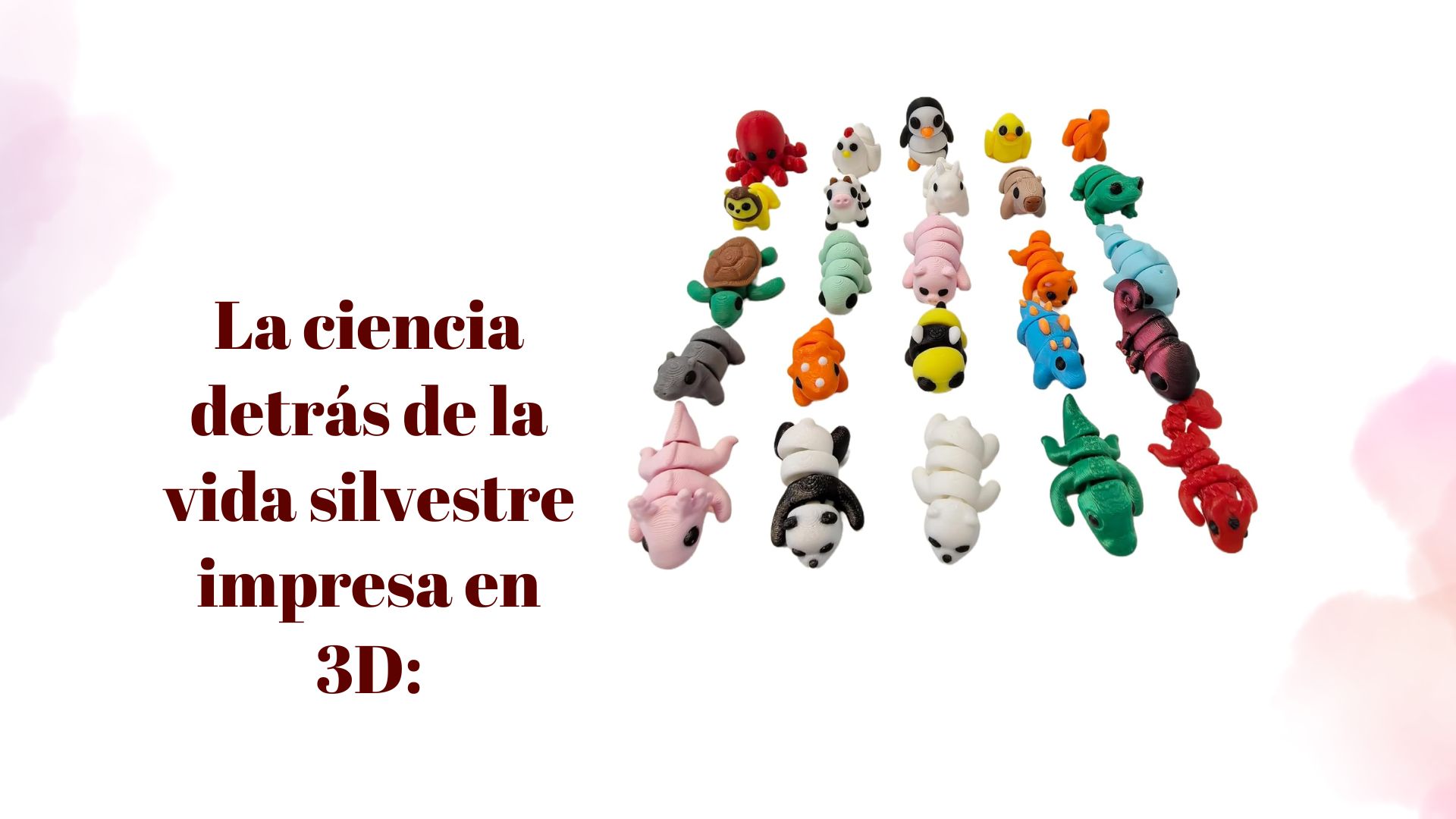 La ciencia detrás de la vida silvestre impresa en 3D: análisis de tortugas marinas, perezosos y la mecánica de los Slinkies