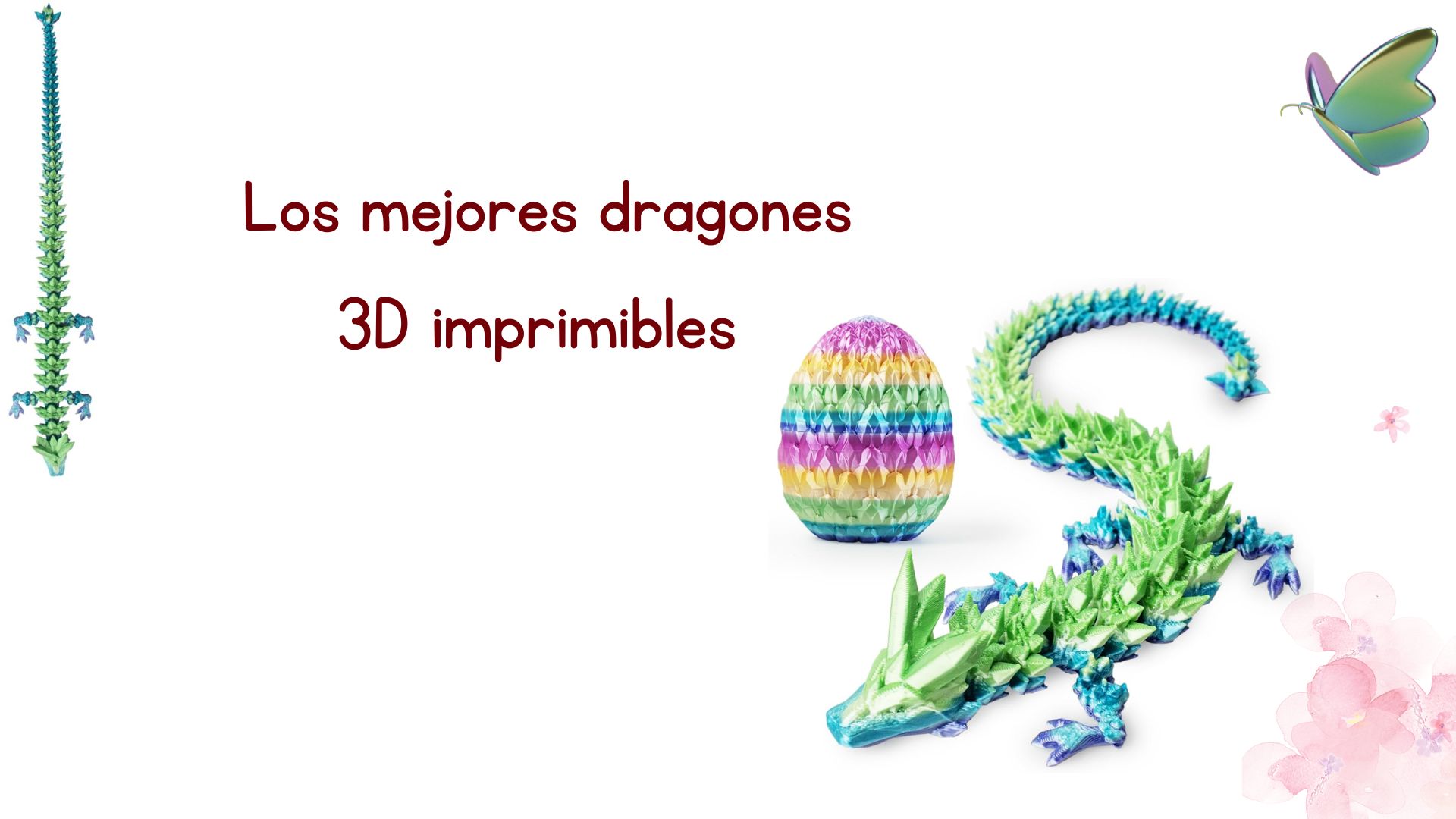 Los mejores dragones 3D imprimibles para coleccionistas: diseños que resistirán el paso del tiempo