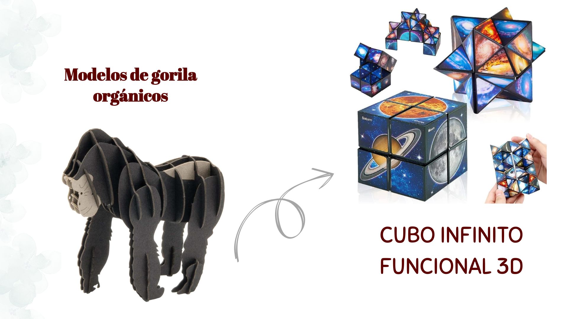 El futuro de la robótica impresa en 3D: desde modelos orgánicos de gorilas hasta mecanismos super funcionales de cubo infinito