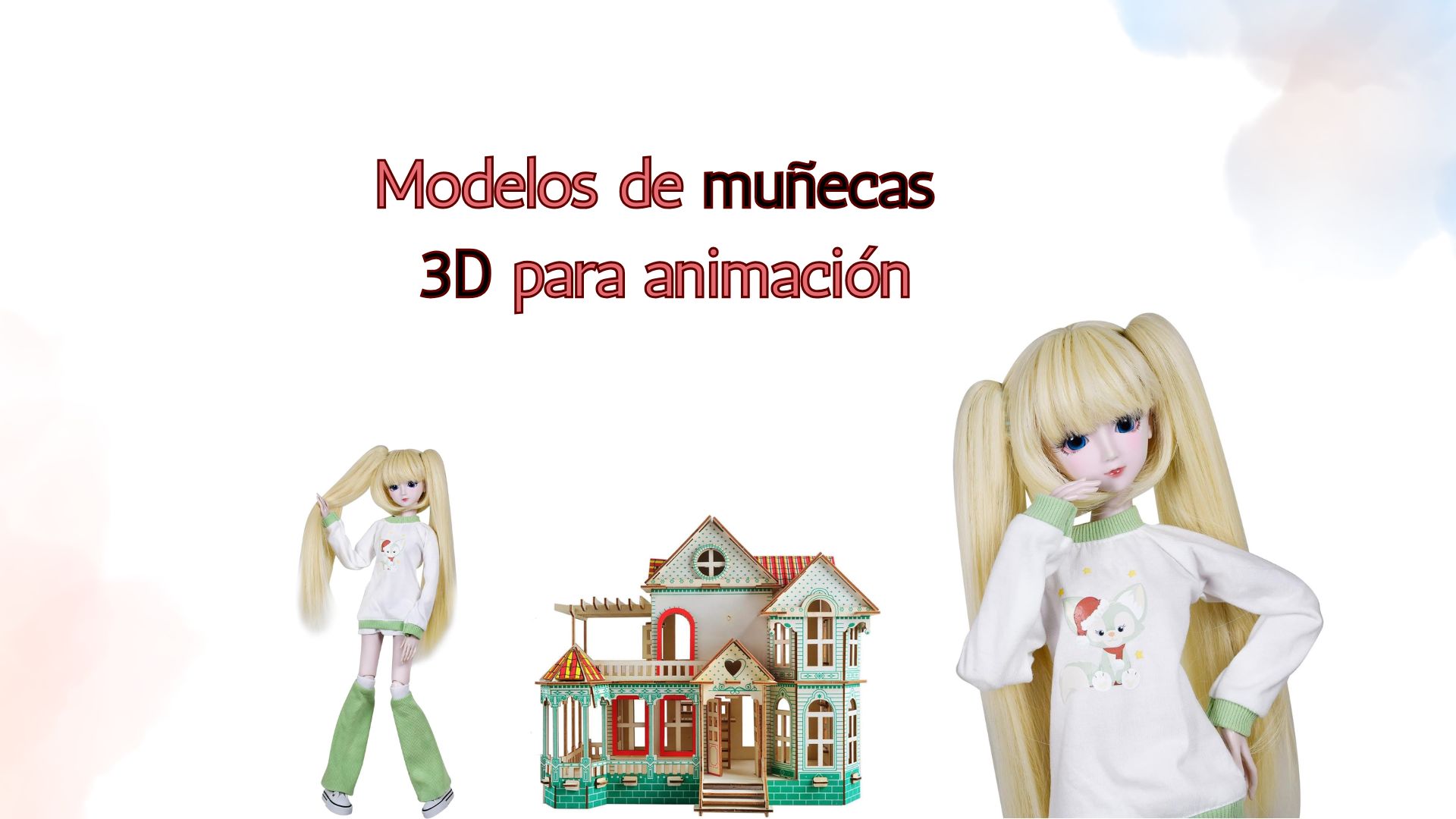 Modelos de muñecas 3D para animación