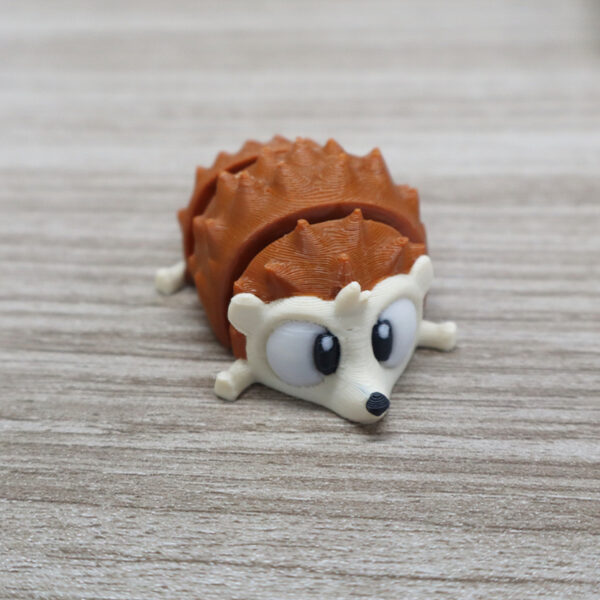 Figura Erizo Adorable Articulado Decorativo 3D