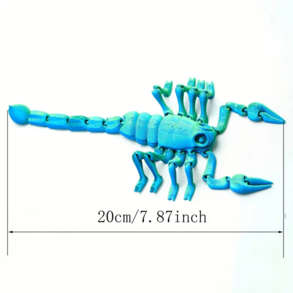 Creativo Modelo Escorpión 3D Articulado y Movible Para Niños