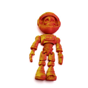 Figura Astronauta Esqueleto 3D