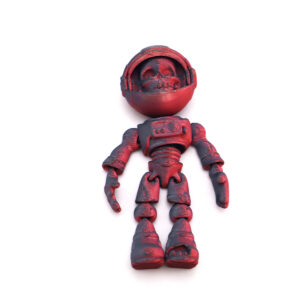 Juguete Astronauta Calavera 3D