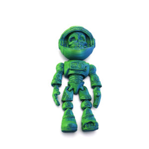 Figura de Esqueleto Astronauta 3D