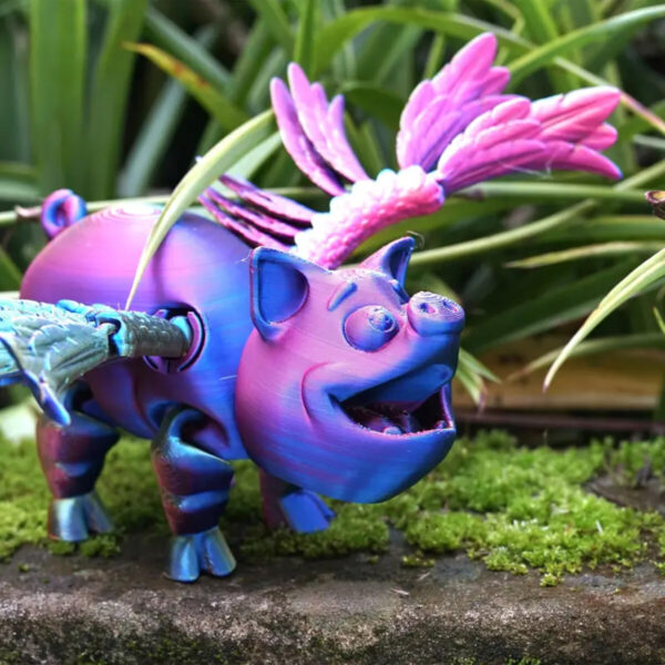 Figura Cerdito Volador Creativo 3D Juguete Para Niños