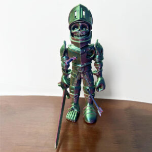 Estatuilla Combatiente Esquelético 3D