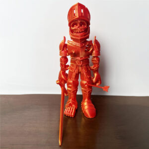 Diseño 3D Esqueleto Guerrero