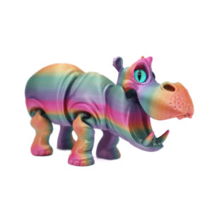 Figura Hipopótamo Articulado 3D