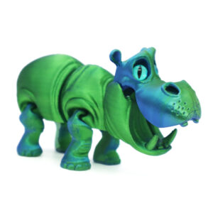 Diseño 3D de Hipopótamo