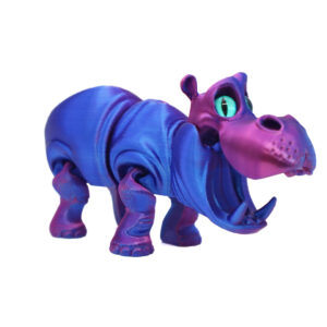 Juguete Hipopótamo Articulado en 3D