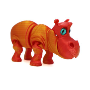 Diseño Articulado de Hipopótamo 3D