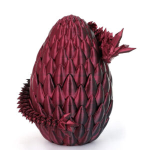 Figura Huevo Dragón Cristal 3D