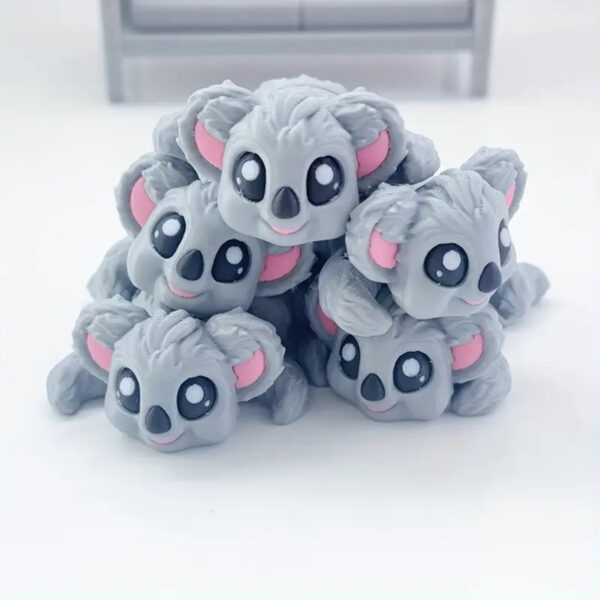Figura Koala Creativa 3D Decoración Móvil para Amantes