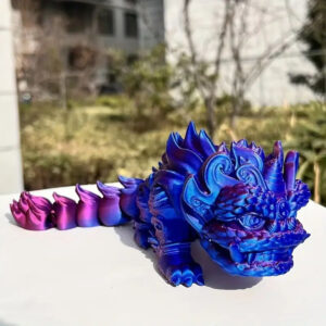 Figura León Danza China 3D