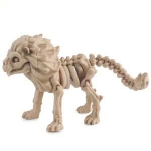Figura León Esqueleto 3D