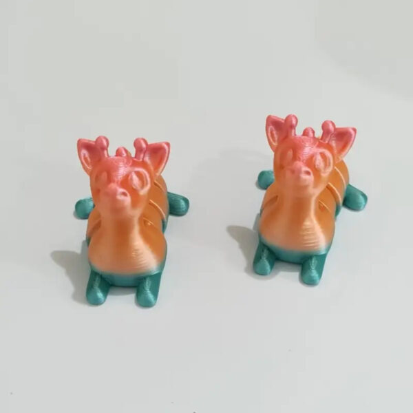 Figura Mini Jirafa 3D Juguete Creativo Articulado Movible