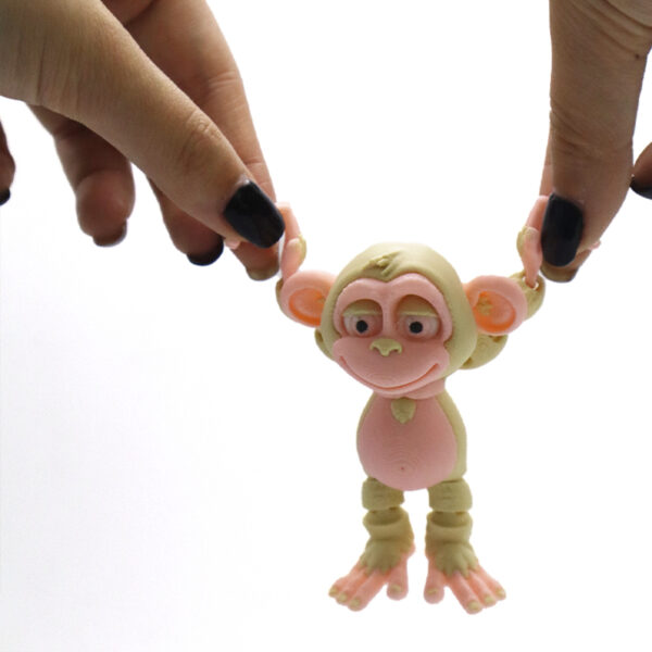 Figura Mono Creativo 3D Modelo Animal para Regalos