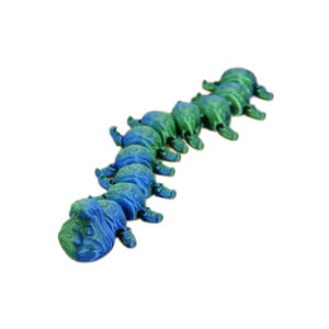 Figura Oruga Creativa 3D