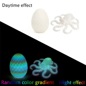 Pulpo en Huevo Juguete Artístico 3D