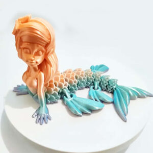 Sirenita Creativa en 3D