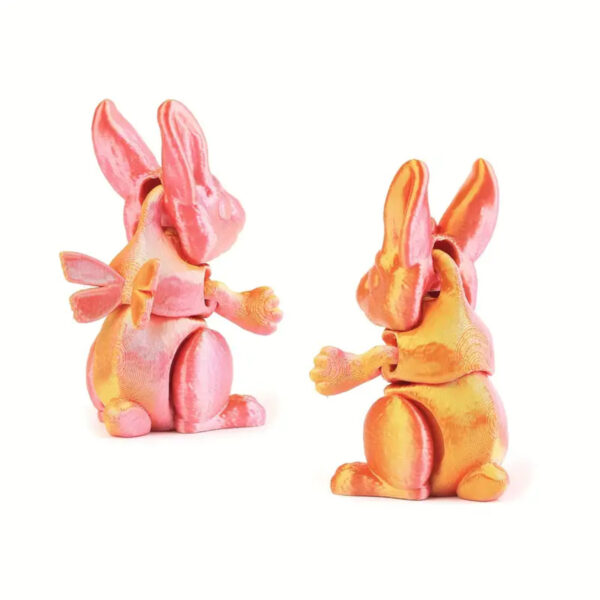 Conejo 3D Articulado Creativo y Divertido Para Niños