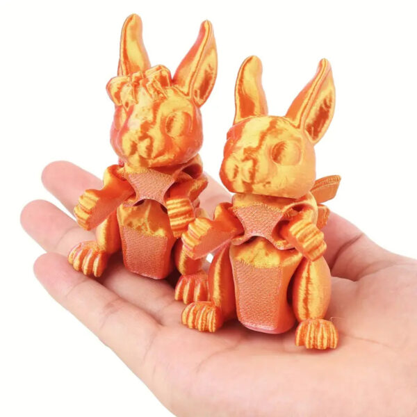 Conejo 3D Articulado Creativo y Divertido Para Niños