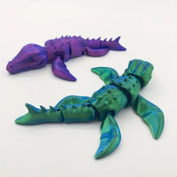 Dragón Largo 3D Articulado y Creativo Juguete Para Niños
