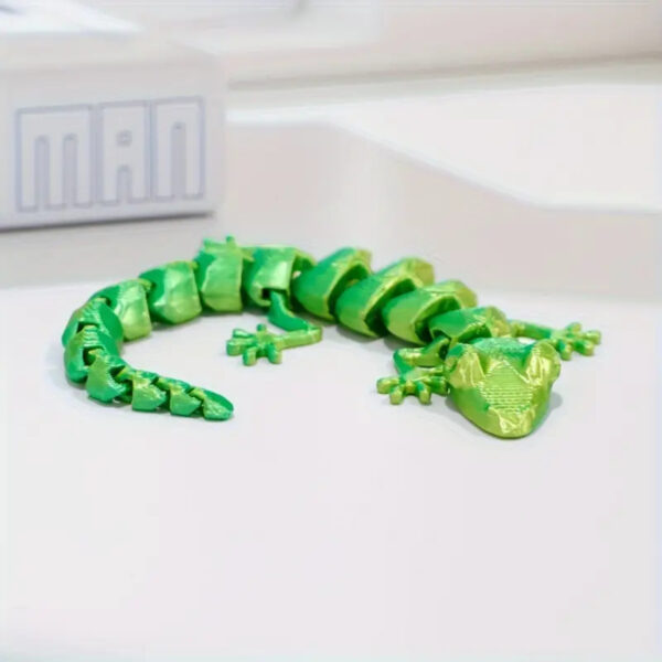 Geckó 3D Articulado Juguete Creativo y Divertido