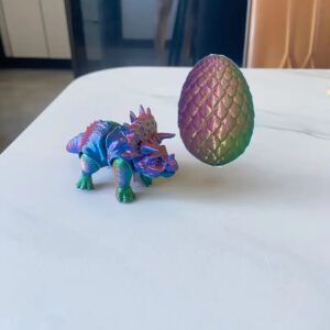Huevo 3D Triangular de Dragón
