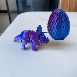 Huevo Dragón Articulado 3D