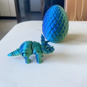Huevo Triangular 3D de Dragón