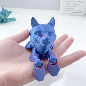 Modelo Lobo Gris Creativo 3D