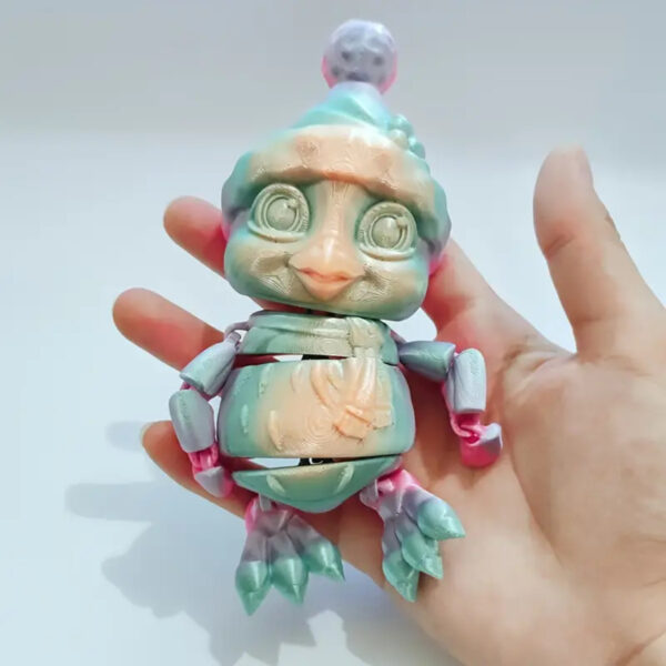 Modelo Pingüino Articulado 3D Juguete Creativo Para Niños