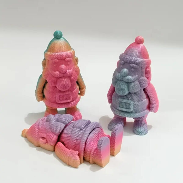 Modelo Santa Claus Tejido 3D Juguete Creativo Para Niños