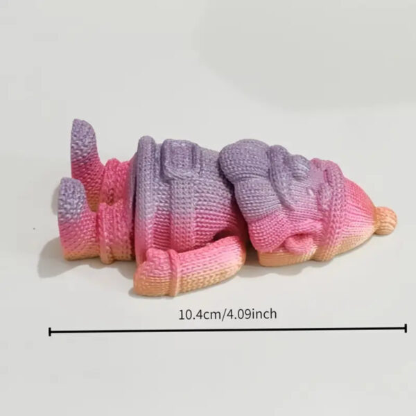 Modelo Santa Claus Tejido 3D Juguete Creativo Para Niños