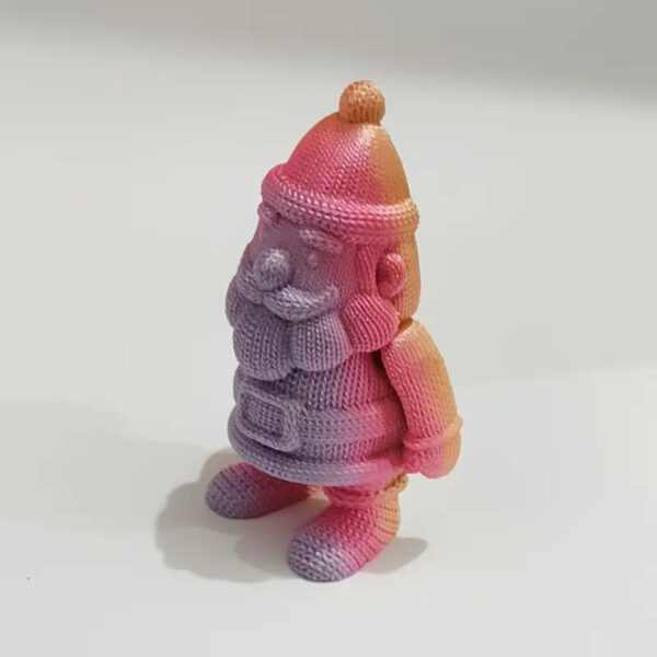 Modelo Santa Claus Tejido 3D Juguete Creativo Para Niños
