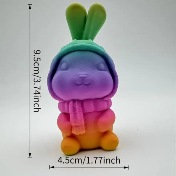 Figura Conejo Decorativo 3D Ideal para Fiestas y Hogar
