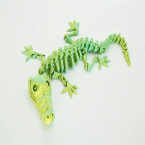 Cocodrilo Esqueleto 3D