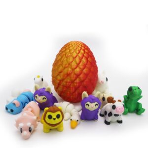 Modelo Huevo de Pascua Animal 3D