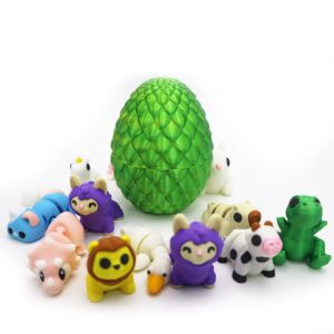Juguete 3D de Huevo Animal