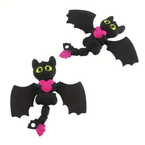 Figura Murciélago Corazón Negro