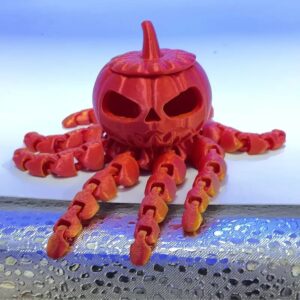 Figura Pulpo Calabaza 3D Impreso