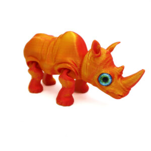 Figura de Rinoceronte 3D