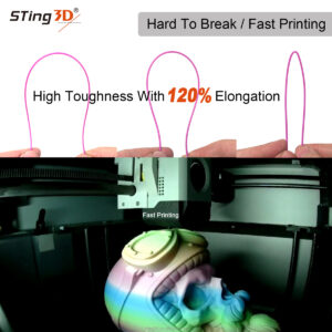 filamento PLA arcoíris