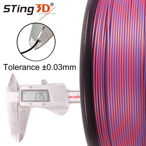 Filamento PLA Bicolor Mágico 1.75mm 1KG