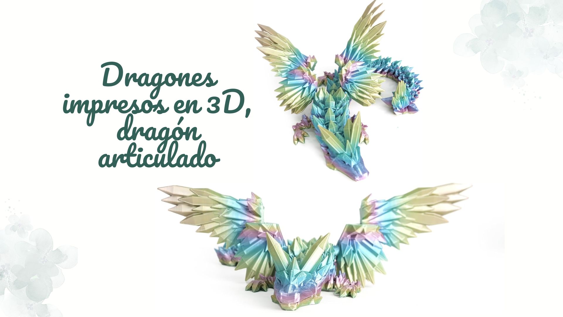 STL gratuitos de Articulated Dragon para el aprendizaje interactivo